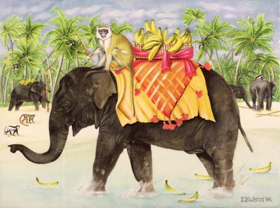 Olifanten met Bananen door E.B. Watts