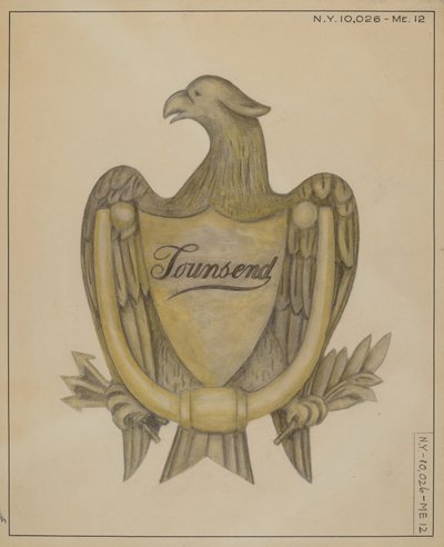 Deurklopper door E.N. Dunne