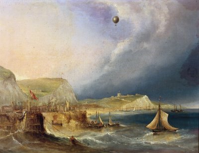 De Eerste Ballonoversteek, 7 januari 1785 door E.W. Cocks