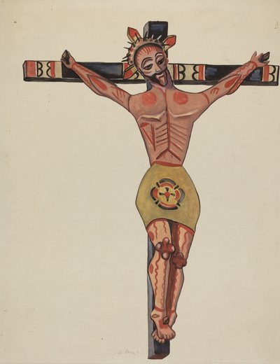 Kruisbeeld - Uit de omgeving van Mora door E. Boyd
