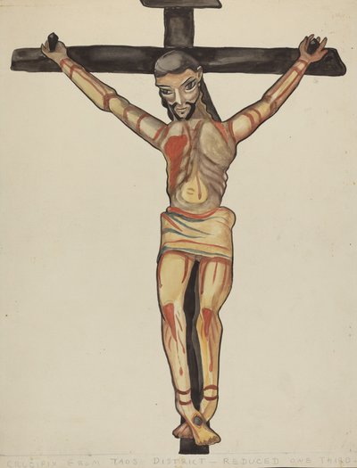 Kruisbeeld, uit de Omgeving van Taos door E. Boyd