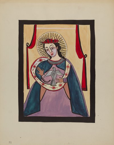 Retabel van de Heilige Geest door E. Boyd
