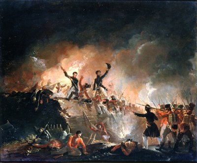 Afwijzing van de Britten bij Fort Erie, 15 augustus 1814 door E. C. Watmough
