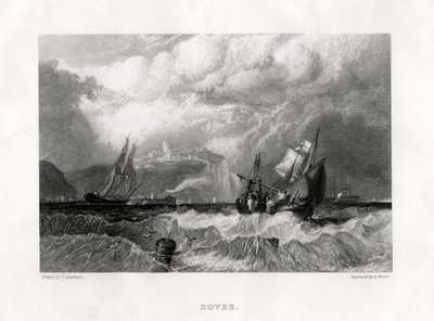 Dover, Kent, 1860 door E. Finden