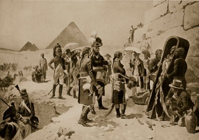 Napoleon in Egypte, illustratie uit 