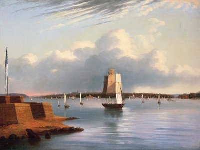 Haven van Baltimore, 1852 door E. G. Coates