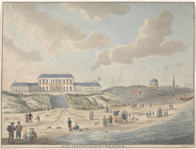Bad Hotel te Scheveningen door E. Huygens