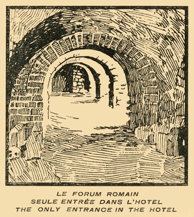 Le Forum Romain Seule Entree door E Laget