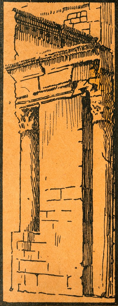 De portiek van het Forum grenzend aan het Hotel du Nord-Pinus, ca. 1920s door E Laget