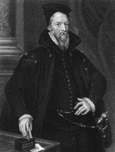 Ambrose Dudley, 3e graaf van Warwick, overleden 1589, 1825 door E. Scriven