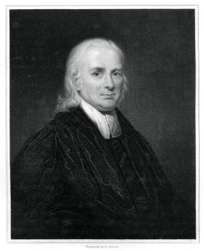 Christian Friedrich Schwarz, Duitse protestantse missionaris in India, 1834 door E. Scriven