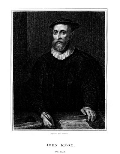 John Knox, Schotse religieuze hervormer, 1825 door E. Scriven