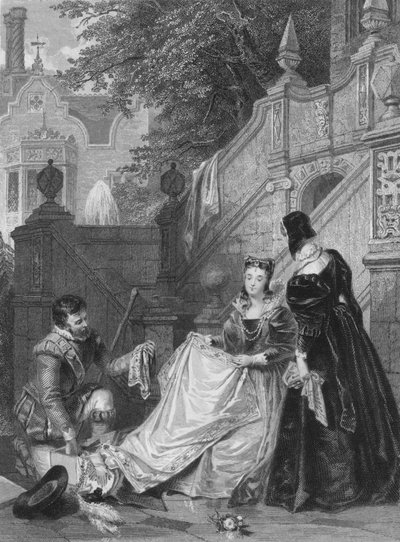 Scène Uit Sir Walter Scotts Kenilworth. Wayland, Amy Robsart & Janet door E. Smith