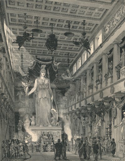 De Tempel van Athené Parthenos, Hersteld door E Thiersch