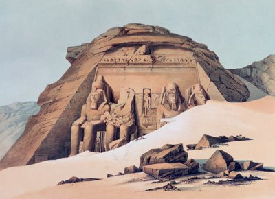 Tempel van Abu Simbel door E Weidenbach