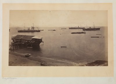 Baai van Panama door Eadweard Muybridge