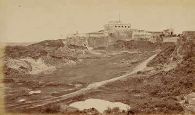 Kasteel van San José, Guatemala door Eadweard Muybridge