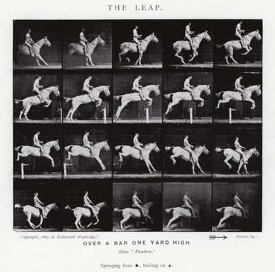 Eadweard Muybridge: De sprong door Eadweard Muybridge