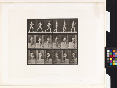Plaat 10. Wandelen door Eadweard Muybridge