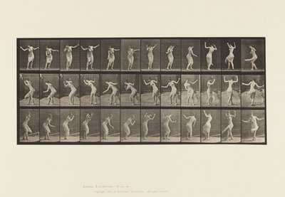 Plaat 191. Dansen (fantasie) door Eadweard Muybridge