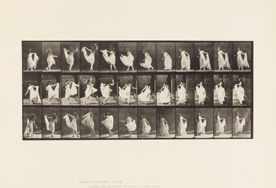 Plaat 193. Dansen (fancy) door Eadweard Muybridge
