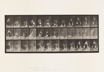 Plaat 234. Tillen en Leegmaken van een Kom Water en Draaien door Eadweard Muybridge