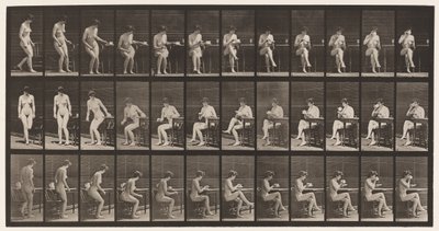 Plaat 238. Op Stoel Zitten, Benen Kruisen, Uit Theekop Drinken door Eadweard Muybridge