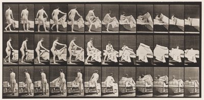 Plaat 263. In bed gaan door Eadweard Muybridge