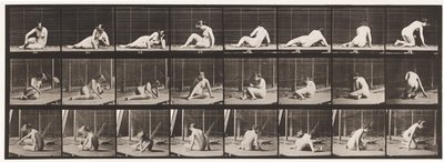 Plaat 266. Draaien en Positie Veranderen Terwijl op de Grond door Eadweard Muybridge