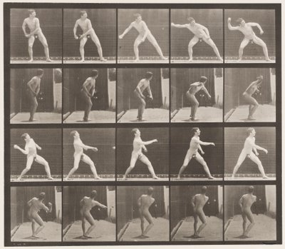 Plaat 273. Honkbal; gooien door Eadweard Muybridge
