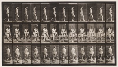 Plaat 32. Lopen, Emmer Water in Elke Hand Dragen door Eadweard Muybridge
