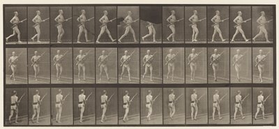 Bajonet Aanvallen, 1872-1885 door Eadweard Muybridge