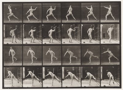 Speerwerpen door Eadweard Muybridge