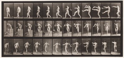 Een Hoed Schoppen door Eadweard Muybridge