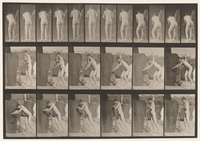 Plaat 394. Een Kruk Draaien door Eadweard Muybridge