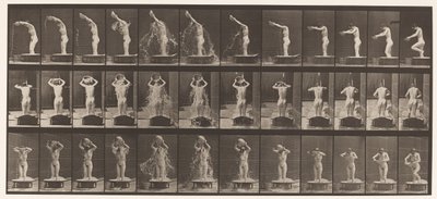 Plaat 409. Kom water over hoofd gieten door Eadweard Muybridge