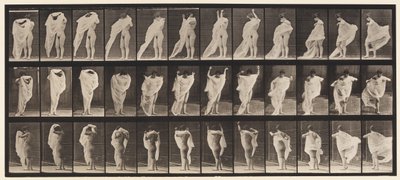 Plaat 416. Toilet, jurk aantrekken door Eadweard Muybridge