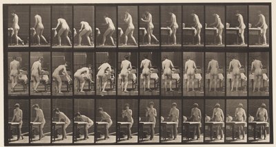 Plaat 435. Kleren strijken door Eadweard Muybridge
