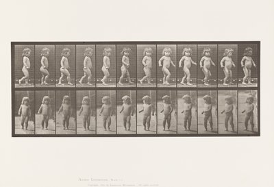 Plaat 468. Kind, lopend door Eadweard Muybridge