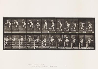 Plaat 473. Kind, Trappen Op Lopen door Eadweard Muybridge