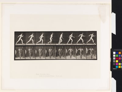 Plaat 4. Wandelen door Eadweard Muybridge