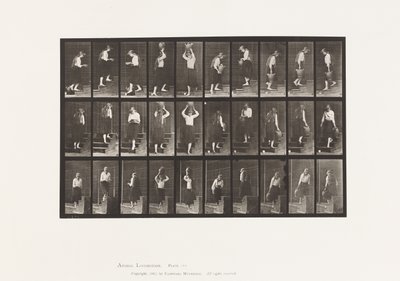 Plaat 504. Trappen Op- en Afgaan door Eadweard Muybridge