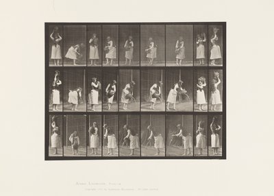 Plaat 516. Diverse Bewegingen met een Waterkruik door Eadweard Muybridge