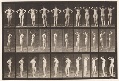 Plaat 531. Verschillende Houdingen door Eadweard Muybridge