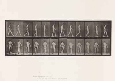 Locomotor Ataxie; Lopen door Eadweard Muybridge