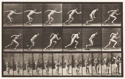 Plaat 59. Starten voor een Run (Schoenen) door Eadweard Muybridge