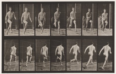 Plaat 66. Rennen door Eadweard Muybridge