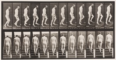 Plaat 89. Trappen oplopen door Eadweard Muybridge