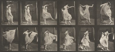 Plaat nummer 188. Dansen (fantasie) door Eadweard Muybridge