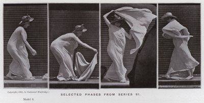 Het menselijk lichaam in beweging: Geselecteerde fasen uit serie 61 door Eadweard Muybridge